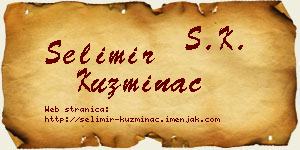 Selimir Kuzminac vizit kartica